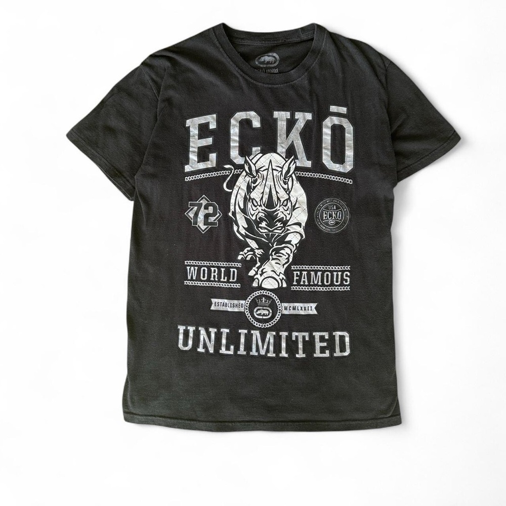 Ecko Unlimited Charcoal Graphic Tee
